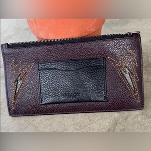 Rare Coach Zip Phone Pouch Wallet